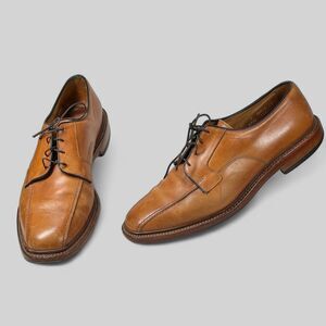 ALLEN EDMONDS Shoes Mens Size 11 D HILLCREST 5954 TAN Brown LEATHER Oxfords